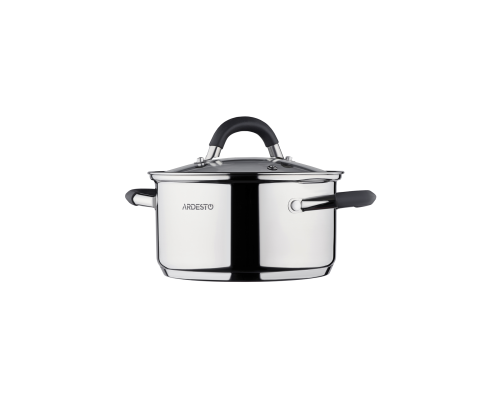 Кастрюля из нержавеющей стали с крышкой ARDESTO Gemini Salerno 0.8 л / 12 см