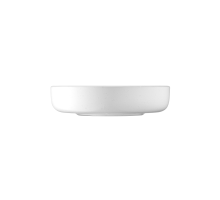 Тарелка суповая из каменной керамики Ardesto Trento 21.5 см White