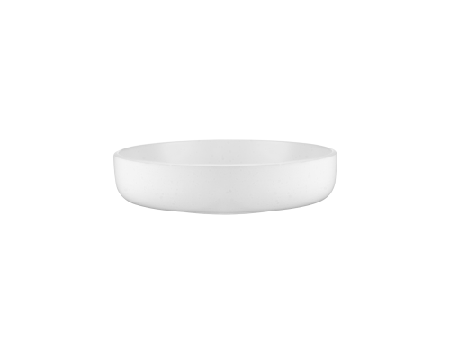 Тарелка суповая из каменной керамики Ardesto Trento 21.5 см White