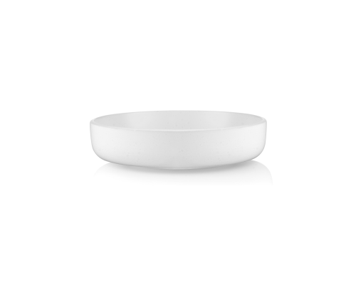 Тарелка суповая из каменной керамики Ardesto Trento 21.5 см White