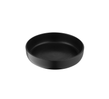 Тарелка суповая из каменной керамики Ardesto Trento 21.5 см Black