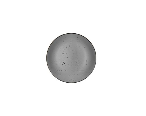 Тарелка десертная из каменной керамики Ardesto Bagheria Grey 19 см