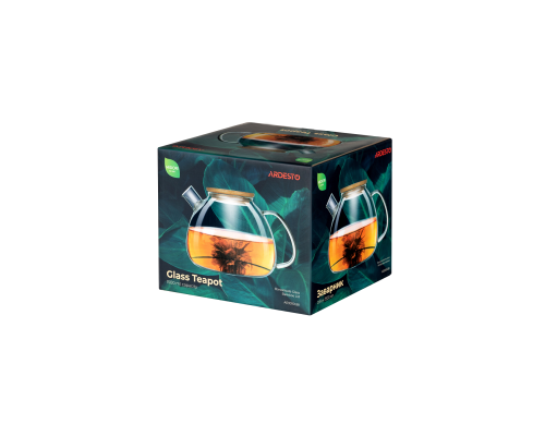 Чайник заварочный из боросиликатного стекла ARDESTO Midori Bubble 1.5 л