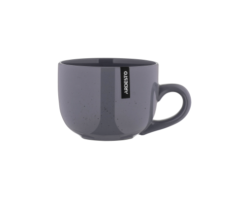 Комплект чашек из керамики ARDESTO Bagheria Grey 480 мл 6 шт