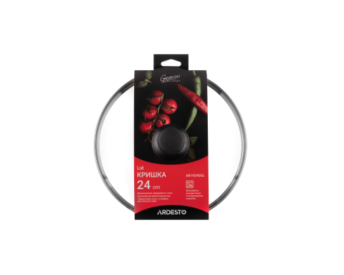 Крышка стеклянная для посуды ARDESTO Gemini Gourmet 24 см