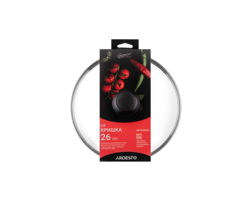 Крышка стеклянная для посуды ARDESTO Gemini Gourmet 26 см