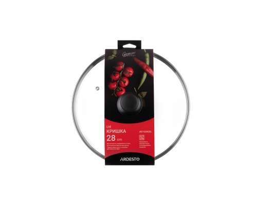 Крышка стеклянная для посуды ARDESTO Gemini Gourmet 28 см