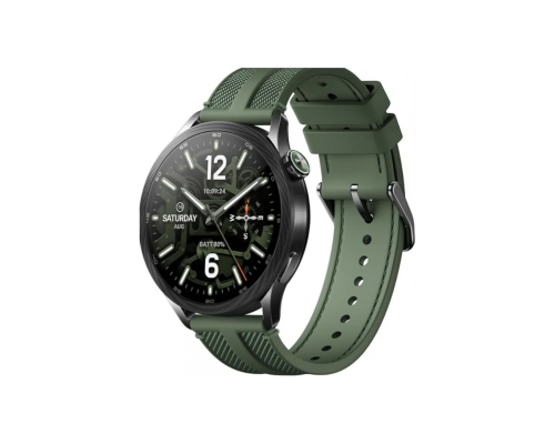 Смарт-часы Xiaomi Watch S5 46mm Черный с зеленым ремешком (BHR08IXGL)