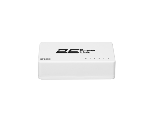 Неуправляемый коммутатор 2E PowerLink SF105C (5xFE, Пластик)