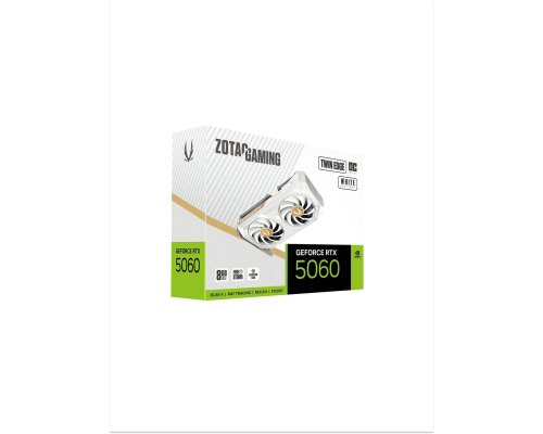 Видеокарта ZOTAC GeForce RTX 5060 8GB GDDR7 Twin Edge OC White Edition