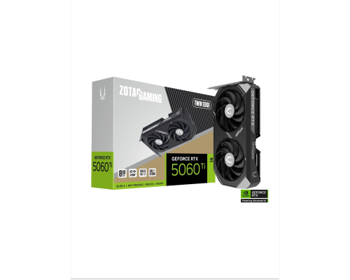 Видеокарта ZOTAC GeForce RTX 5060 Ti 8GB GDDR7 Twin Edge