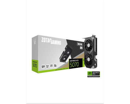 Видеокарта ZOTAC GeForce RTX 5070 12GB GDDR7 Twin Edge OC