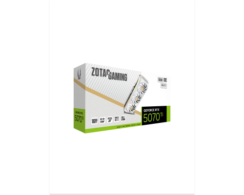 Видеокарта ZOTAC GeForce RTX 5070 Ti 16GB GDDR7 SOLID Core OC White Edition (ZT-B50710Q2-10P)