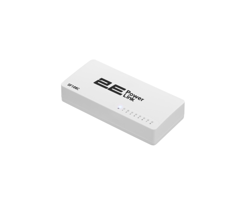 Неуправляемый коммутатор 2E PowerLink SF108C (8xFE, Пластик)