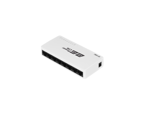 Неуправляемый коммутатор 2E PowerLink SF108C (8xFE, Пластик)