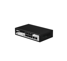 Неуправляемый коммутатор 2E PowerLink SP802F 10xFE (8xPoE, 2xUplink, 96Вт)