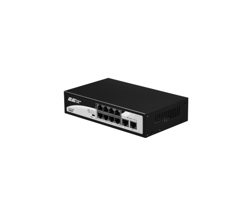 Неуправляемый коммутатор 2E PowerLink SP802F 10xFE (8xPoE, 2xUplink, 96Вт)