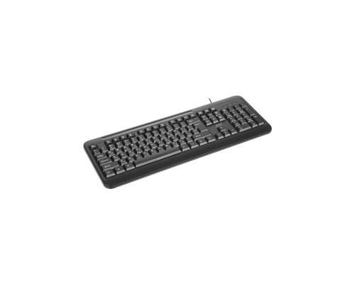 Клавиатура мембранная 2E KM1040 104key, USB-A, EN/UK, чёрный