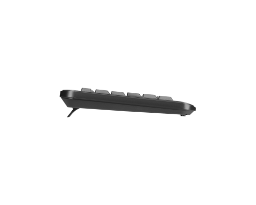 Клавиатура мембранная 2E KM1040 104key, USB-A, EN/UK, чёрный