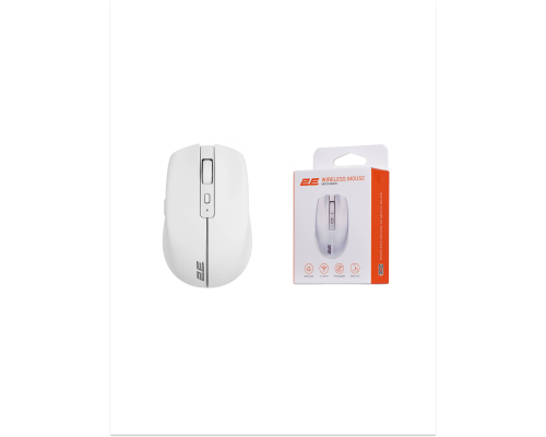 Мышь беспроводная 2E MF270 Rechargeable, White LED, WL, белый (2E-MF270WWH)