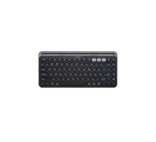Клавиатура мембранная 2E KS250 84key, WL/BT, EN/UK/RU, чёрно-серый