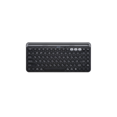 Клавиатура мембранная 2E KS250 84key, WL/BT, EN/UK/RU, чёрно-серый