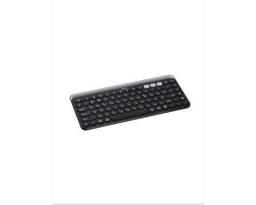 Клавиатура мембранная 2E KS250 84key, WL/BT, EN/UK/RU, чёрно-серый