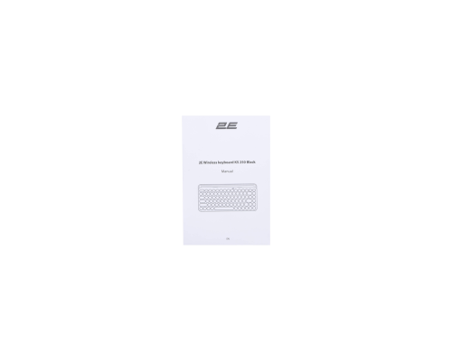 Клавиатура мембранная 2E KS250 84key, WL/BT, EN/UK/RU, чёрно-серый