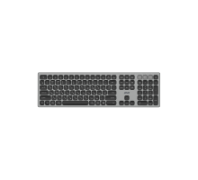 Клавиатура ножничная 2E KS270 105key, WL/BT, EN/UK/RU, серо-чёрный