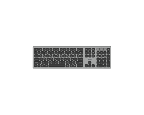 Клавиатура ножничная 2E KS270 105key, WL/BT, EN/UK/RU, серо-чёрный