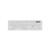 Клавиатура ножничная 2E KS270 105key, WL/BT, EN/UK/RU, серебристо-белый