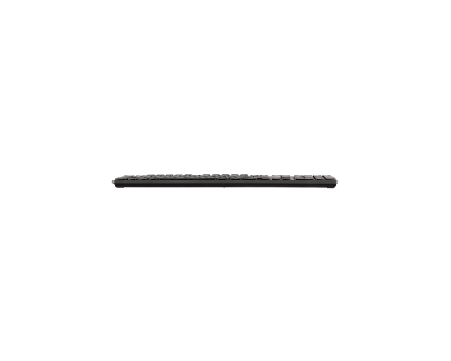 Клавиатура мембранная 2E KS280 120key, WL/BT, EN/UK/RU, silent, чёрно-серая