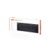 Клавиатура мембранная 2E KS280 120key, WL/BT, EN/UK/RU, silent, чёрно-серая