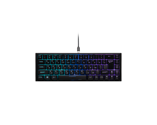 Клавиатура мембранная 2E GAMING KG350 68key USB-A EN/UA/RU RGB чёрный