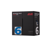 Кабель витая пара 2E CAT 6 U-UTP 305м AWG 23/1 LSZH-1 синий