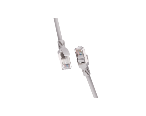 Патч-корд 2E САТ 5e FTP 2м 26AWG RJ45 Cu LSZH серый