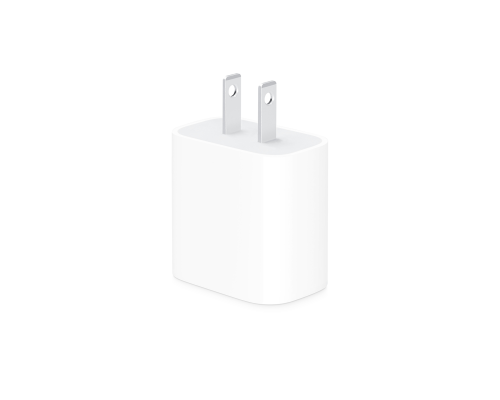 Адаптер питания Apple USB-C мощностью 20 Вт быстрая зарядка белый