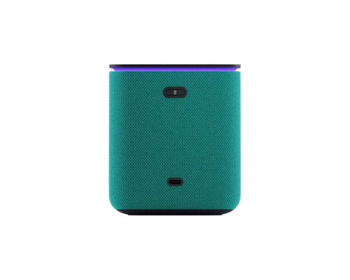 Умная колонка Яндекс Станция Миди с часами и Zigbee Изумрудная YNDX-00054EMD