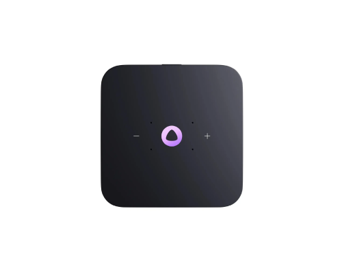 Умная колонка Яндекс Станция Миди с часами и Zigbee Серая YNDX-00054GRY