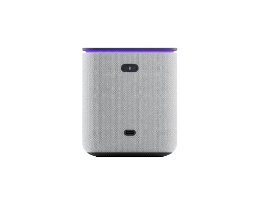 Умная колонка Яндекс Станция Миди с часами и Zigbee Серая YNDX-00054GRY
