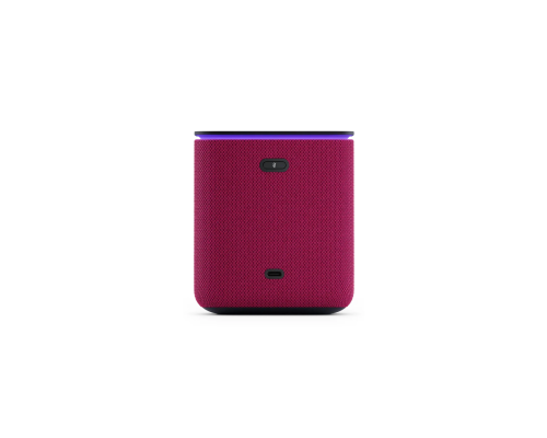 Умная колонка Яндекс Станция Миди с часами и Zigbee Розовая YNDX-00054PNK