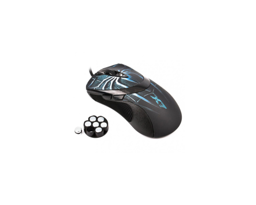 Игровая мышь A4Tech X7 XL-747H Blue Spider, Лазерная, 3600 DPI, Система настройки веса, XL-747H