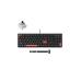 Клавиатура механическая Lemokey X3 104Key, Keychron Brown, QMK/VIA, Red Led, Черная, X3-A3-UZ