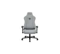 Игровое кресло AndaSeat Novis, Льняная ткань, 1D-подлокотники, Регулировка наклона, Серый, AD23-L-01-G-F