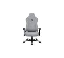 Игровое кресло AndaSeat Novis, Льняная ткань, 1D-подлокотники, Регулировка наклона, Серый, AD23-L-01-G-F