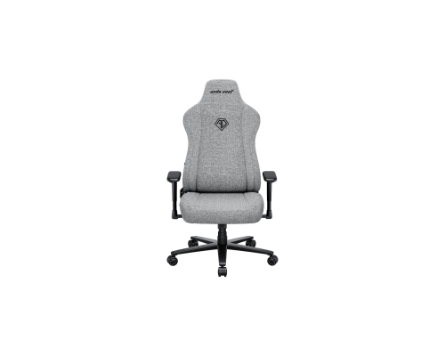 Игровое кресло AndaSeat Novis, Льняная ткань, 1D-подлокотники, Регулировка наклона, Серый, AD23-L-01-G-F