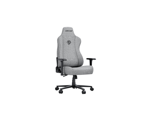 Игровое кресло AndaSeat Novis, Льняная ткань, 1D-подлокотники, Регулировка наклона, Серый, AD23-L-01-G-F