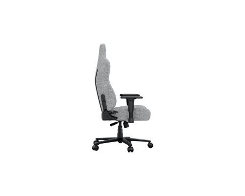 Игровое кресло AndaSeat Novis, Льняная ткань, 1D-подлокотники, Регулировка наклона, Серый, AD23-L-01-G-F