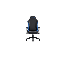 Игровое кресло AndaSeat Luna Size L, Экокожа DuraXtra + лен, 1D-подлокотники, Черно-голубой, AD18-48-BS-PV