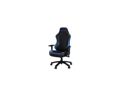 Игровое кресло AndaSeat Luna Size L, Экокожа DuraXtra + лен, 1D-подлокотники, Черно-голубой, AD18-48-BS-PV